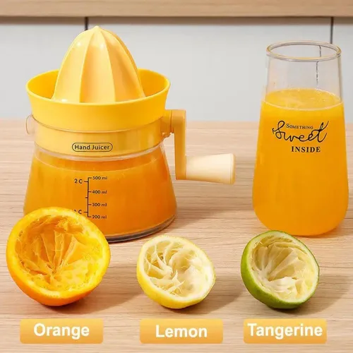 Miniatura 4 de 2-In-1 Hand Lemon Citrus Juicer Machines - Manual Lemon Lime Citrus Orange Juice Squeezer, Multifunction Fruit Juicer Machine With Container Kitchen
