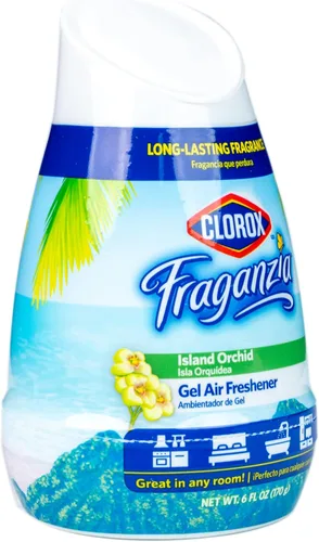 Miniatura 5 de Clorox Fraganzia - Ambientador de gel con aroma a orquídea isla, sin enchufe, sin batería, para habitaciones pequeñas, armarios, cocinas, baños