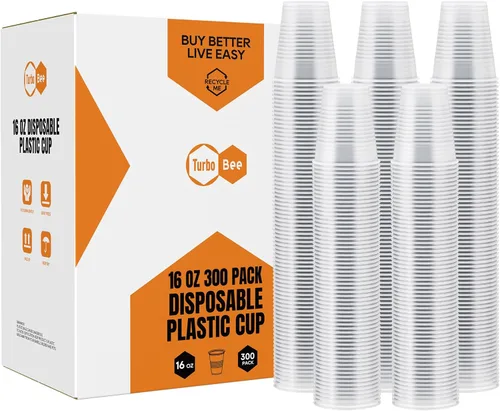 Miniatura 8 de Paquete de 300 vasos de plástico transparente de 3 onzas, vasos desechables para enjuague bucal para baño, pequeños vasos de plástico para expreso