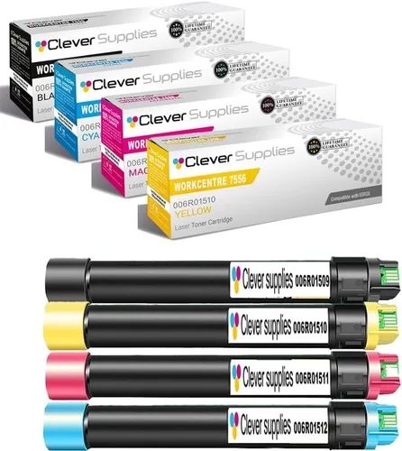 Miniatura 101 de CS compatible Xerox Phaser 6510/WorkCentre 6515 (106r03480) 2 cartuchos de tóner negro para Phaser 6510, WorkCentre 6515 2 negro