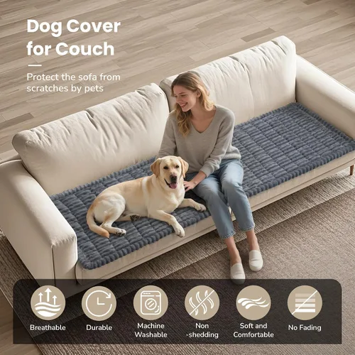 Miniatura 2 de PIGLOG Fundas de sofá para mascotas para perros, protector de sofá lavable para cojín, fundas protectoras de muebles aptas para perros