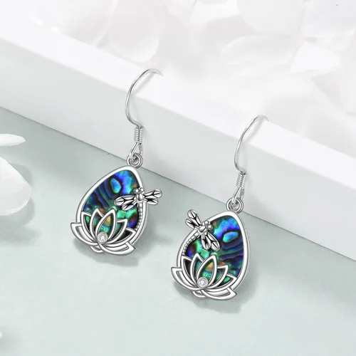 Miniatura 4 de Aretes de conejillo de indiaspingüinogatobúhopavo realsetanutriapatobulldogzorroladybug para mujer, regalos de conejillo de indias, plata de ley