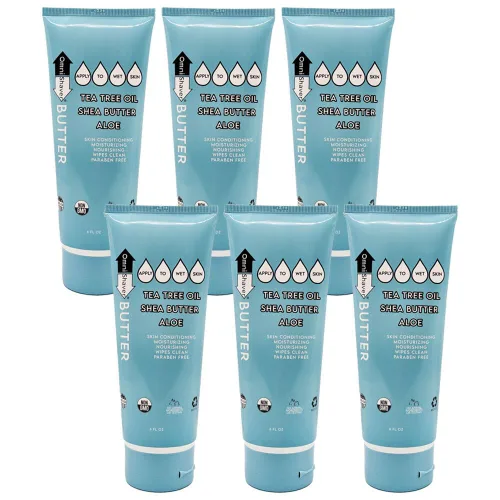 Miniatura 9 de OmniShaver Shave Butter - Crema de afeitar hidratante para hombres y mujeres Fórmula para piel sensible Tamaño de viaje 6 onzas Aloe, árbol