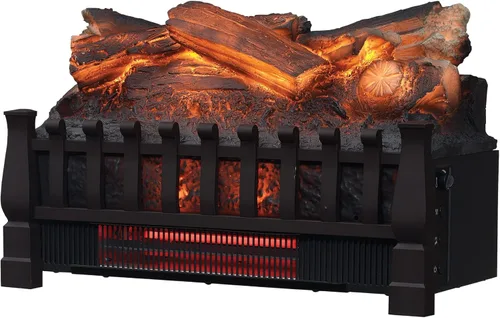 Miniatura 2 de Duraflame Set de Troncos Eléctricos 1,000 Pies Cuadrados de Calentador, Troncos Artificiales Falsos con Llamas Infrarrojas para Chimeneas