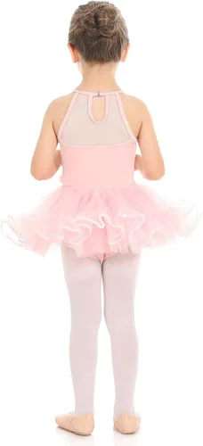 Miniatura 6 de Phineein Vestido de ballet para niños, leotardo con falda y oso de peluche a juego, regalo para niñas