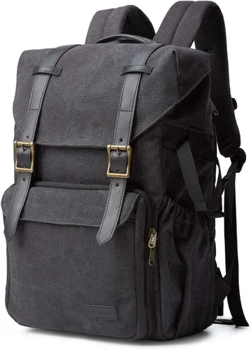 Miniatura 11 de BAGSMART - Mochila para cámara, mochilas de cámara DSLR para fotógrafos, mochila de fotografía impermeable antirrobo con compartimento para portátil
