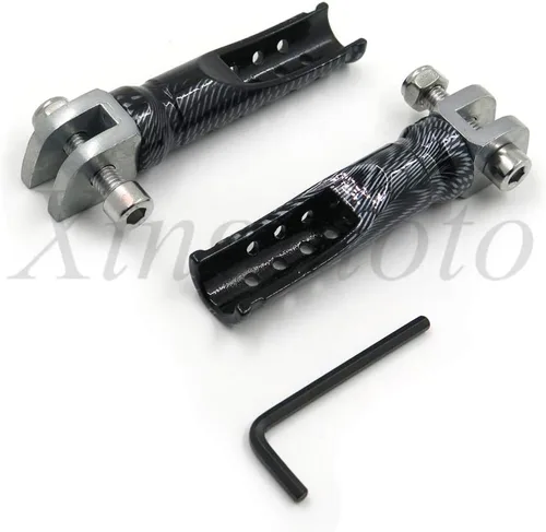 Miniatura 2 de Estriberas plegables para motocicleta, estribos delanteros compatibles con Yamaha FZR 600 XJ 600S YZF 600R 750R 1000 FZS1 FZ-1 R1 R6, pedal