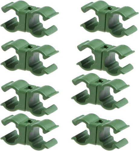 Miniatura 7 de 50 clips giratorios para conectores de plantas, enrejado de jardín, hebilla de soporte para jaula de tomate, escalada, ratán, vid