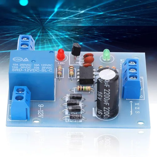 Miniatura 7 de Controlador de nivel de agua de 12 V CC Módulo de interruptor automático de sensor de nivel de líquido para sistema de drenaje de llenado de control