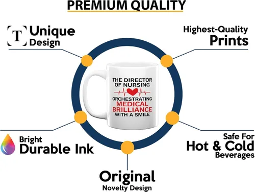 Miniatura 3 de Nurse Director Coffee Mug 11oz White -Brilliance - Labor Clinical Certified Nursing Assistant Surgica Oncology Practitioner