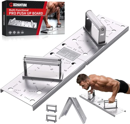 Push Up Bar - Heavy-Duty Stainless Steel Pushup Stands with Non-Slip Base, 660LB Capacity, Portable Home Gym Equipment for Strength Training & Floor