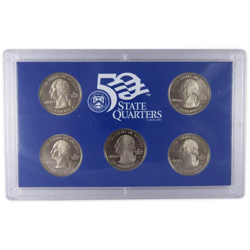 Miniatura 5 de Juego de prueba de monedas de 2008 Clad Proof Set, embalaje original del gobierno de EE. UU., certificado OGP COA