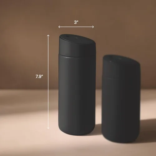 Miniatura 4 de Fellow Taza de viaje Carter Slide de 16 onzas, tapa deslizante con una sola mano, vaso de acero inoxidable aislado al vacío con interior de cerámica