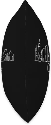 Miniatura 2 de Home town Venezuela Caracas City Skyline Almohada de 16 x 16 pulgadas, multicolor
