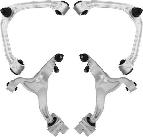 Miniatura 108 de Detroit Axle - Brazos de control superiores traseros para Chrysler 300 Dodge Challenger Charger Magnum, reemplazo del conjunto de brazos de control