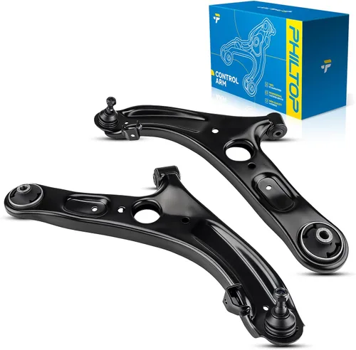 Miniatura 124 de PHILTOP Kit de suspensión delantera de 10 piezas, brazos de control inferiores con juntas de bola, eslabones de extremo de barra estabilizadora