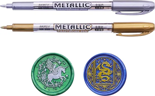 Miniatura 5 de SWANGSA Kit de calentador de sellado de cera, herramienta de horno de cera de sellado con 2 bolígrafos de sellado de cera + cuchara de sellado