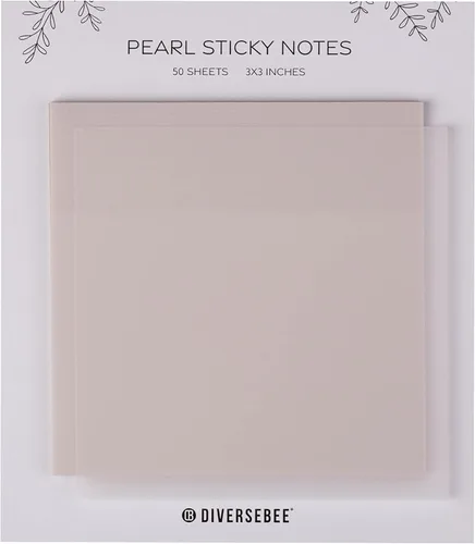 Miniatura 10 de DiverseBee 50 hojas de notas adhesivas transparentes pastel, pestañas adhesivas transparentes de 3x3", banderas de página translúcidas marcadores
