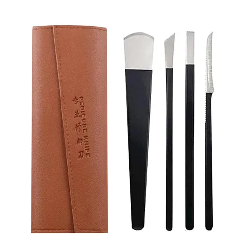 Miniatura 8 de Cuchillo profesional para callos y pedicura, cuchillo de pedicura para pies encarnados, cuchillos para cutículas, herramientas para el cuidado