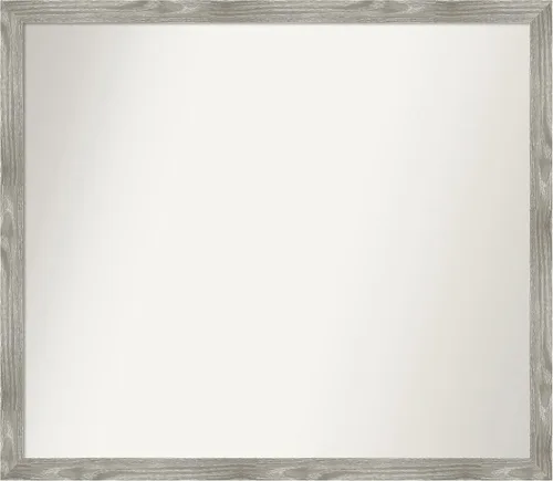 Miniatura 320 de Amanti Art Espejo personalizado, espejo de baño gris plomo a rayas, espejo de pared o espejo de tocador de baño sobre el fregadero