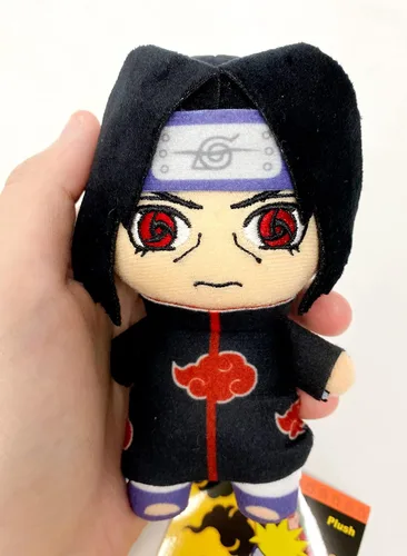 Miniatura 4 de Great Eastern Entertainment Naruto Shippuden Itachi Uchiha Mini peluche con gancho de 4.5 pulgadas de alto