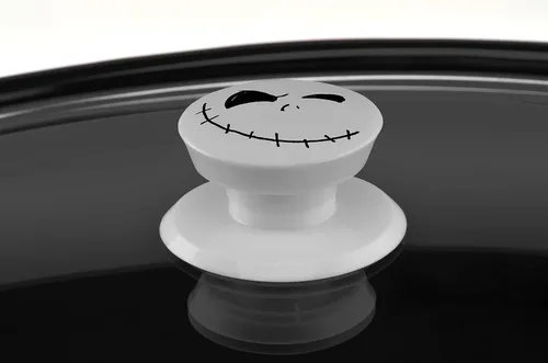 Miniatura 4 de Disney The Nightmare Before Christmas Olla de Cocción Lenta por Select Brands - Electrodoméstico de Cocina de 7 Cuartos - Recipiente de Gres