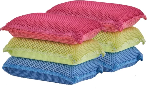 Miniatura 19 de Miracle - Esponjas de microfibra para cocina, antiarañazos, limpieza multiusos de platos, sartenes y encimeras, lavable a máquina, paquete de 6 por
