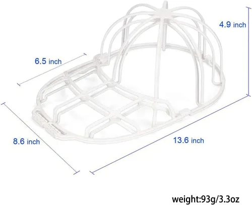 Miniatura 2 de Magik 4-8 piezas de marco de plástico resistente jaula de béisbol tapa de béisbol limpiador soporte protector (4, blanco)
