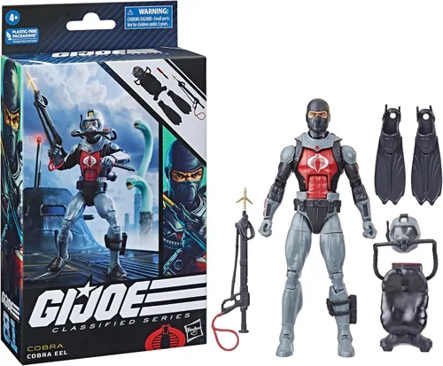 Miniatura 10 de G.I. Joe Classified Series Cobra EEL, figuras de acción coleccionables de G.I. Joe de 81, figuras de acción de 6 pulgadas para niños y niñas, con 6
