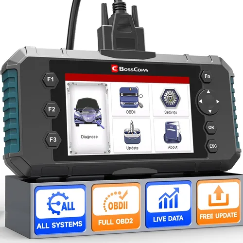 Miniatura 10 de 2026 BOSSCOMM IFIX430 Herramienta de diagnóstico OBD2, ABS/SRS Airbag/Transmisión/Motor, escáner y lector de códigos para coches y camiones, escáner