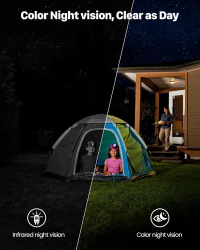 Miniatura 8 de Cámaras de Seguridad Inalámbricas Solares al Aire Libre de 2K: Cámara WiFi para Sistema de Seguridad del Hogar - Cámara con Batería IP66 Resistente
