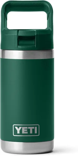 Miniatura 17 de YETI Rambler Jr. - Botella de 12 onzas para niños, con tapa con pajilla Rojo rescate
