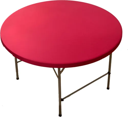 Miniatura 17 de Mantel redondo de elastano ajustable de 48 pulgadas, mantel plegable elástico de picnic, mantel elástico para mesa de patio, manteles lavables