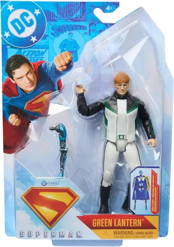 Miniatura 8 de DC Comics, Superman, Linterna Verde, Figura de acción de 6 pulgadas, estilo auténtico de la película de Superman, juguetes de superhéroes para niños