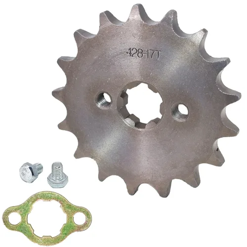Miniatura 8 de 428-10T-0.669 in - Piñón de motor delantero para motocicleta se adapta a motocicletas de 50 cc, 70 cc, 110 cc, 125 cc, mini bicicleta ATV Quad
