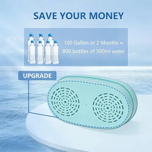 Miniatura 6 de Filtro de agua alcalino de repuesto para todos los sistemas de filtración Waterdrop de jarra y dispensador, se adapta a Waterdrop WD-PF-AL, sabor a