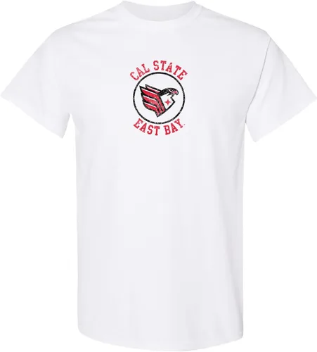 Miniatura 40 de UGP Campus Apparel AS04 - Camiseta con logotipo de círculo envejecido