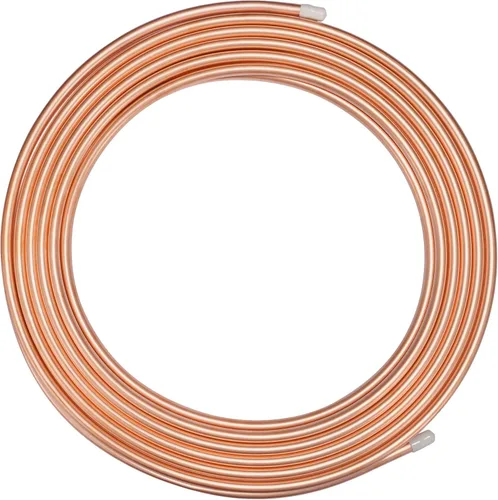 Miniatura 16 de BELLA BAYS Tubería de Cobre 3/8" DE x 0.320" DI x 25 pies, 99.9% C12200 ASTM B280 Tubería ACR de Refrigeración Sin Costuras Bobina Suave Redonda T2