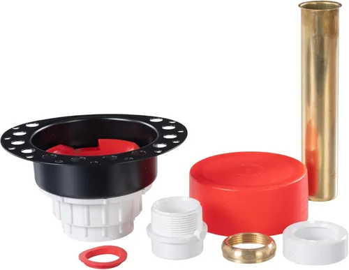 OS&B ITD5135 - Kit de drenaje independiente de tubería de PVC de dos piezas y empotrado - Fácil instalación, placa de cubierta asimétrica, probable