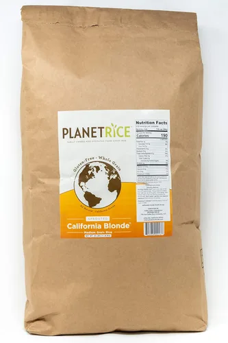 Miniatura 4 de Planet Rice Arroz integral germinado a granel, ideal para cocinar arroz a granel, arroz Gaba sin gluten, vegano, paleo, con un 64% más de fibra