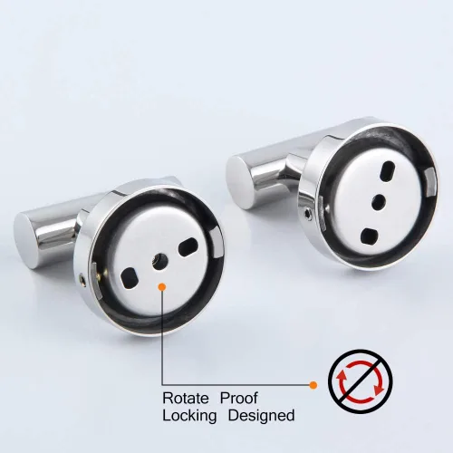 Miniatura 5 de kimzcn Ganchos de acero inoxidable pulido para toallas, ropa de baño, garaje, hotel, armario, armario, esponjas, gancho para bata, montaje en pared