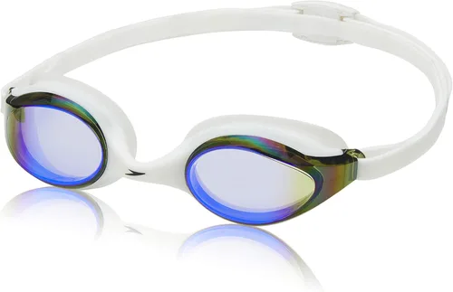 Miniatura 5 de Speedo Gafas de natación para niños Junior Hyper Flyer de 6 a 14 años Color rosa Glo/Verde Espejo