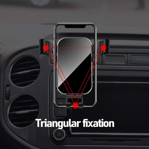 Miniatura 2 de KUNGKIC Soporte universal para teléfono de automóvil compatible con Volkswagen VW Tiguan 2012 2013 2014 2015 2016 Soporte de teléfono ajustable