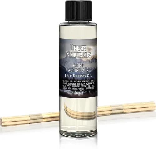 Miniatura 94 de Urban Naturals Recambio de aceite difusor de varillas ámbar y lavanda, lavanda relajante, ámbar cálido, aroma calmante para habitación, 4 onzas +