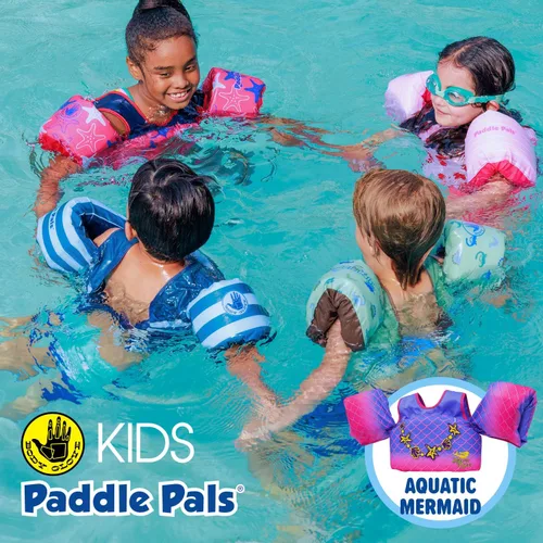 Miniatura 6 de Body Glove Paddle Pals - Chaleco salvavidas para niños aprobado por la Guardia Costera para aprender a nadar PFD