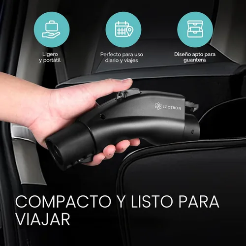Miniatura 7 de Lectron Adaptador de carga NACS a J1772 EV – Compatible con conectores de pared Tesla, cargadores de destino y conectores móviles (80A, 250V)