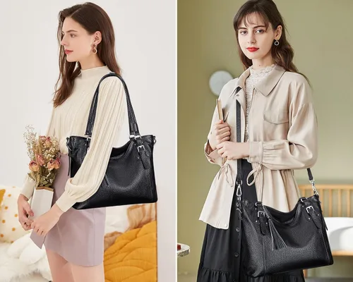 Miniatura 3 de Over Earth Bolsos de hombro para mujer, bolso cruzado de cuero suave