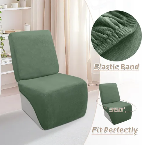 Miniatura 612 de Arfntevss Fundas de sofá seccional reclinable de terciopelo, Funda de sofá seccional de esquina para sofá reclinable, Funda elástica suave