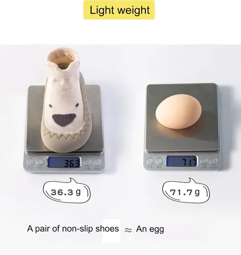 Miniatura 7 de Zapatos de calcetín antideslizantes para bebés y niñas, 2 pares