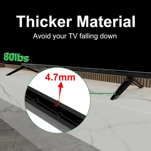 Miniatura 6 de Soporte de TV no universal solo para patas de TV Insignia con juego de tornillos, solo para patas de soporte de TV Insignia Roku utilizando